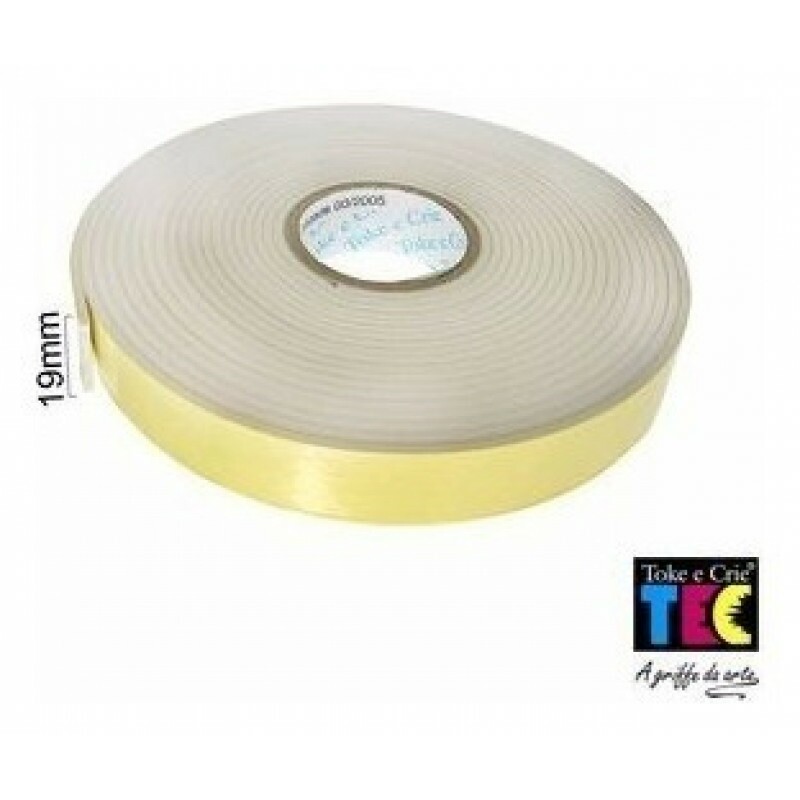 Fita Banana Espuma Adesiva Dupla Face 19mmx5,5m Toke e Crie