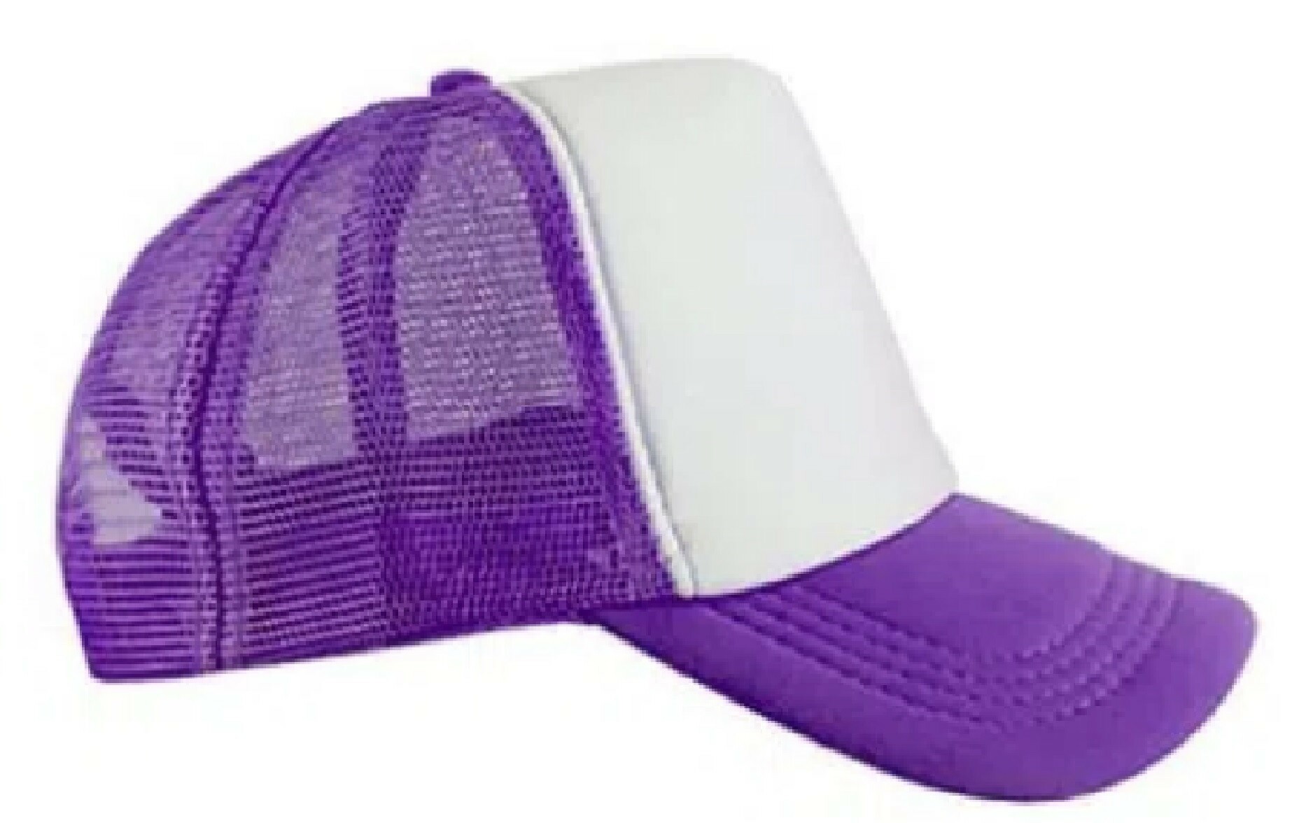 BONE TRUCKER ROXO FRENTE BRANCA PARA SUBLIMAÇÃO