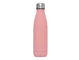 GARRAFA AÇO INOX TERMICA  MATTE ROSE 500 ML PARA SUBLIMAÇÃO