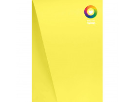 Papel Color Pop Amarelo Canarinho - A4 - 180 g - 05 fls