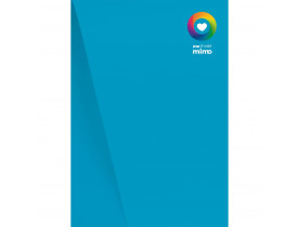 Papel Color Pop Azul Água - A4 - 180 g - 05 fls