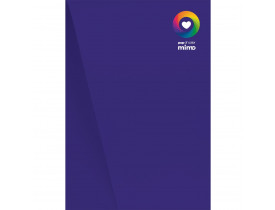 Papel Color Pop Roxo Mirtilo - A4 - 180 g - 05 fls