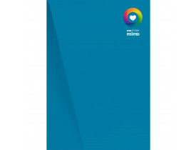 Papel Color Pop Azul Céu - A4 - 180 g - 05 fls