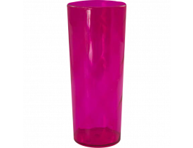 Copo Long Drink Rosa Translucido 350 ml - Unidade