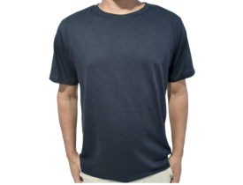 CAMISETA PRETA 100% ALGODÃO PREMIUM 