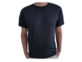 CAMISETA PRETA PREMIUM 100 % POLIÉSTER PARA SUBLIMAÇÃO