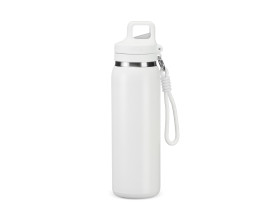 Garrafa Térmica 600ml Branca para Gravação ou DTF - NOVO MODELO