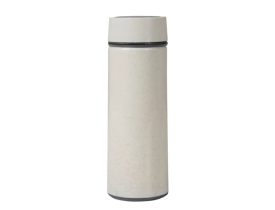 Squeeze Vidro Ecoline Bege 400ml