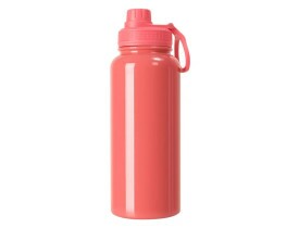 Garrafa Para Sublimação Térmica Com Tampa Emborrachada Coral de 900ml