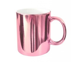 CANECA ESPELHADA PARA SUBLIMAÇÃO - ROSE GOLD