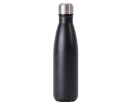GARRAFA TERMICA INOX URBAN PRETO 500ML - SEM RESINA