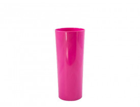 Copo Long Drink Rosa Pink Leitoso 350 ml - Unidade