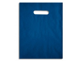 SACOLA PLÁSTICA BOCA DE PALHAÇO AZUL 30X40 CM - PCT 1 KG