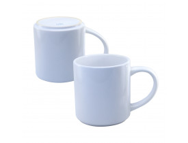 CANECA CERAMICA - 320 ML - BRANCA - MODELO BUCKS - PARA SUBLIMAÇÃO