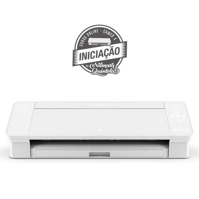 Silhouette Cameo 4 Branca + Curso Online de Iniciação