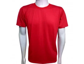 CAMISETA VERMELHA PREMIUM 100% POLIÉSTER PARA SUBLIMAÇÃO
