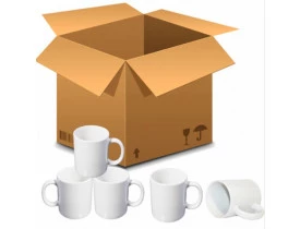 36 CANECAS DE PORCELANA BRANCA IMPORTADA (CLASSE A)