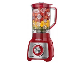 Liquidificador Mondial Turbo Inox L-1200 RI - 127V/60Hz  - QUEIMA ESTOQUE