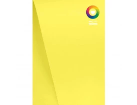 Papel Color Pop Amarelo Canarinho A4 180 g - 10 fls	