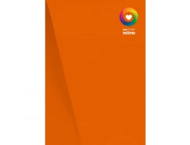 Papel Color Pop Laranja Puro - A4 - 180 g - 10 fls