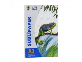 Papel Sublimático Fundo Bege 100g A3 - PACOTE COM 100 FLS