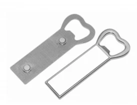 ABRIDOR DE GARRAFA METAL MAGNETICO 2,2X8,7 CM PARA SUBLIMAÇÃO