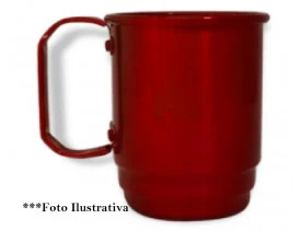 CANECA ALUMINIO 380 ML PARA TRANSFER A LASER
