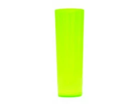 Copo Long Drink Amarelo Neon 350 ml - Unidade