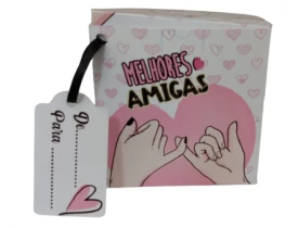 CAIXINHA PARA CANECA MELHORES AMIGAS -10 UNIDADES 