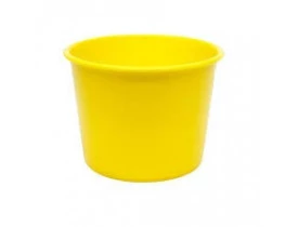 Balde de Pipoca 1,5 litros Amarelo Para Personalizar - NOVO 