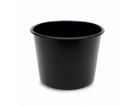 Balde de Pipoca 1,5 litros Preto Para Personalizar