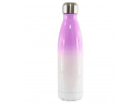GARRAFA AÇO INOX TERMICA BICOLOR 500 ML PARA SUBLIMAÇÃO - UNITÁRIO