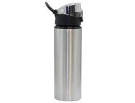 GARRAFA ALUMINIO BIG MOUTH TAMPA BICO PRATA  750 ML PARA SUBLIMAÇÃO