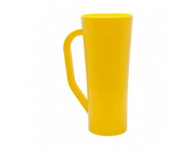 Caneca Long em Acrilico 400ml Amarela Leitosa - Unidade