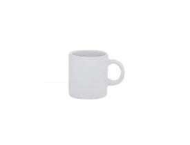 CANECA BRANCA CERAMICA SUBLIME 100 ML PARA SUBLIMAÇÃO