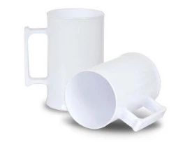 CANECA DE ACRILICO BRANCA 300ML - UNIDADE