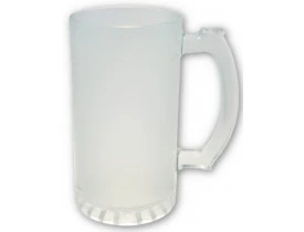 Caneca De Chopp P/ Sublimação 475ml - Vidro Jateado