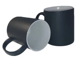 CANECA MÁGICA SUBLIMÁTICA NA COR PRETA 