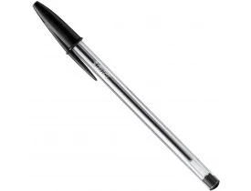 Caneta Cristal Preta BIC - UNIDADE 