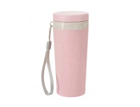 Copo Fibra de Bambu 350ml - ROSA