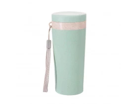 Copo Fibra de Bambu 350ml - VERDE