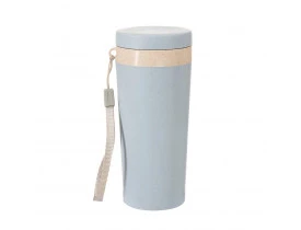 Copo Fibra de Bambu 350ml - AZUL