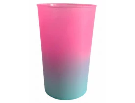 COPO TWISTER 480 ML DEGRADE ROSA/ TIFANNY