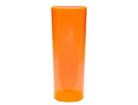 Copo Long Drink Laranja Neon 350 ml - Unidade
