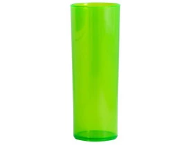 Copo Long Drink Verde Neon 350 ml - Unidade
