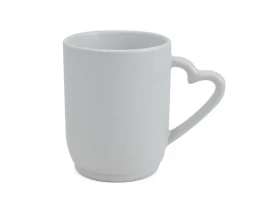 Caneca Love Semi Cônica Branca para Sublimação - 325ml