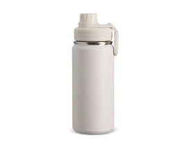 Garrafa Térmica Inox 550ml BRANCO/ BEGE