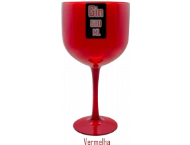 TAÇA GIN 580ML VERMELHA