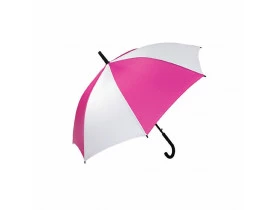 GUARDA CHUVA - 77 CM BRANCO E ROSA PARA SUBLIMAÇÃO
