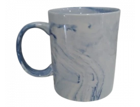 CANECA CERAMICA - 325 ML - MARMORE AZUL PARA SUBLIMAÇÃO